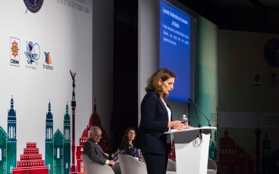 La directora general de TESA, Laura Múgica, participa en la 72 Asamblea de la Sociedad Interamericana de Prensa