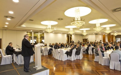 José Luis Bonet, presidente de Freixenet y de la Cámara de Comercio Española, en el Foro Económico de El Diario Montañés
