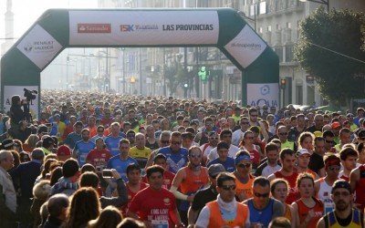 El Jaafari bate el récord de la 15K Valencia Abierta al Mar 2017, organizada por Las Provincias