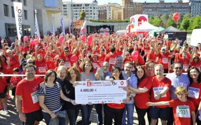 3.000 personas se volcaron con la asociación de enfermos mentales en la VI Carrera Familiar de Bilbao, organizada por El Correo