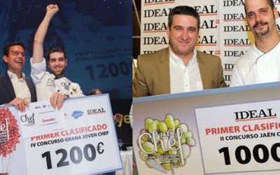 La segunda edición de Jaén Chef y la cuarta edición de Granada Chef ya tienen ganadores