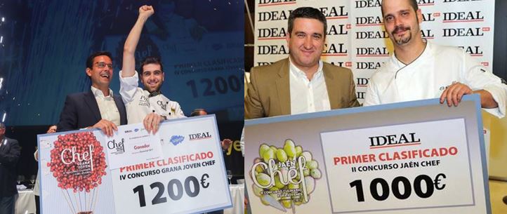 La segunda edición de Jaén Chef y la cuarta edición de Granada Chef ya tienen ganadores