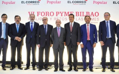 El analista económico Ignacio Marco-Gardoqui y el doctor Mario Alonso Puig participan en el VI Foro Pyme de El Correo