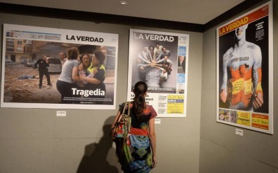 Vocento celebra su 15 aniversario con una exposición de portadas retrospectivas de ‘La Verdad’
