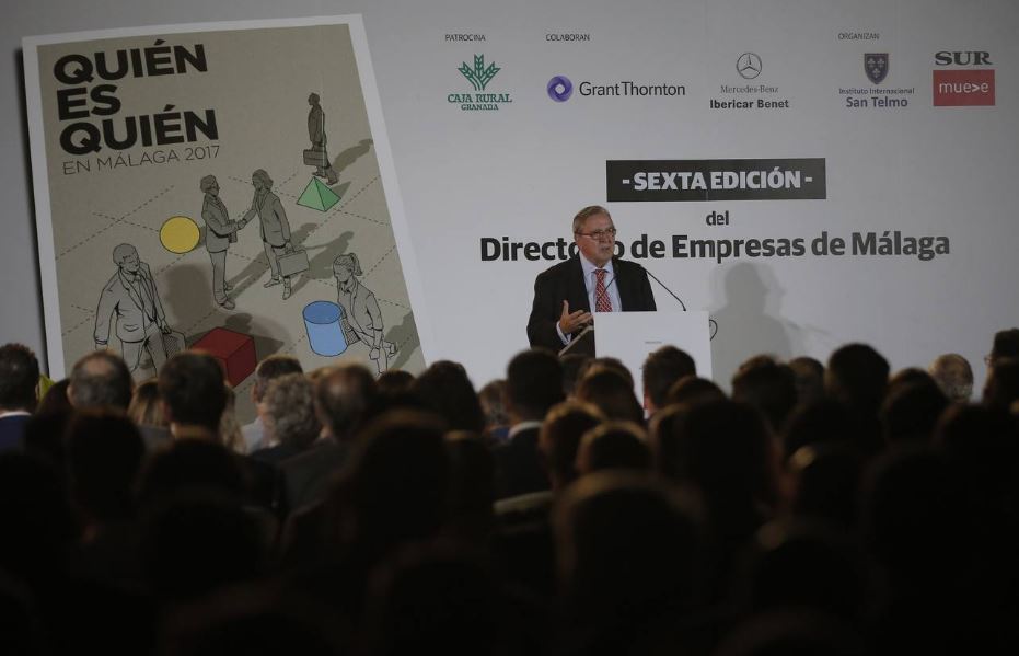 El mundo empresarial malagueño arropa la presentación de la revista de SUR ‘Quién es Quién’ de Málaga