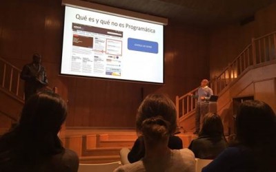 Jesús Carrera,  Director de Estrategia y Gestión Comercial de CM Vocento, impartió una sesión formativa sobre Compra Programática