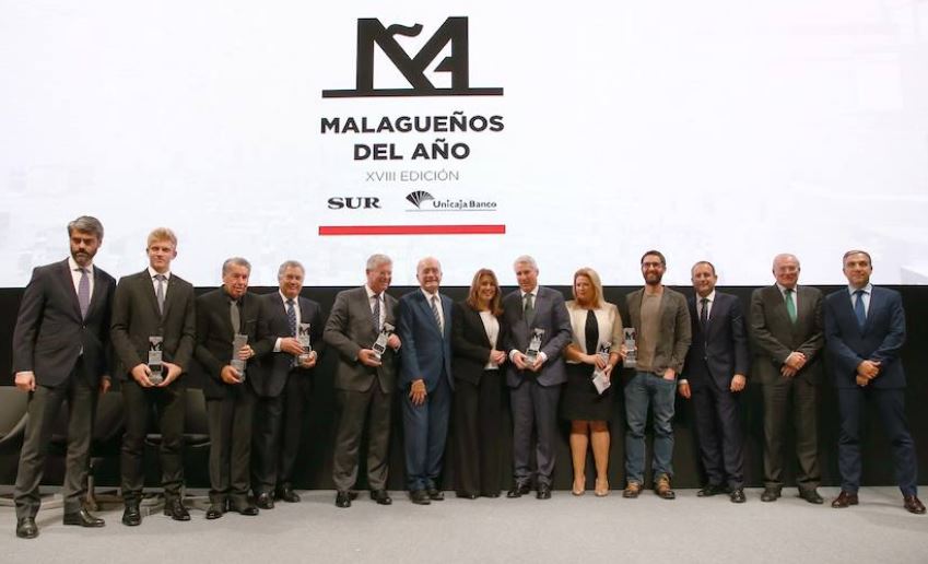 Más de un millar de personas asisten a la entrega de los Premios Malagueños del Año de diario SUR