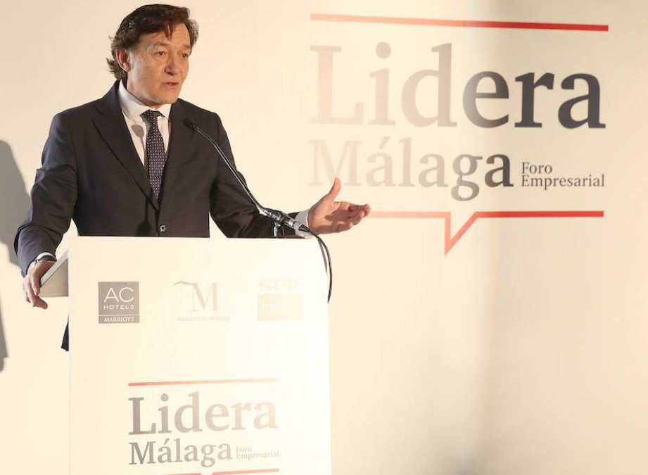 El presidente del Consejo Superior de Deportes, José Ramón Lete, participa en el Foro Lidera Málaga de diario Sur