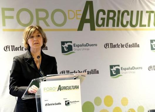 La ministra Tejerina participa en el coloquio IV Foro Agrario, que organiza ‘El Norte de Castilla’