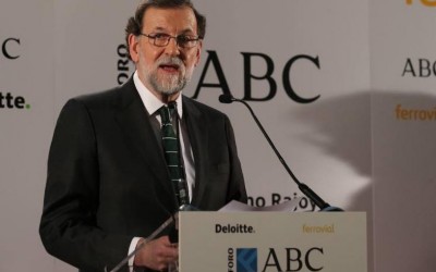 El presidente del Gobierno, Mariano Rajoy, participa en el Foro ABC