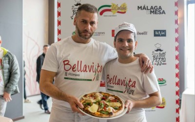 Bellavista Mare gana el II Concurso Tutti Pizza de Málaga en la Mesa y La Contadina