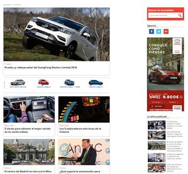 La sección de Actualidad en Autocasión mejora su diseño e incluye videopruebas