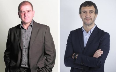 Benjamín Lana, presidente de la división de gastronomía de Vocento y Fernando Belzunce, nuevo director Editorial