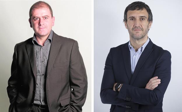 Benjamín Lana, presidente de la división de gastronomía de Vocento y Fernando Belzunce, nuevo director Editorial