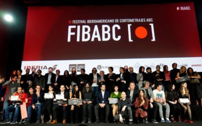 Fernando Colomo y Antonio Resines pusieron en pie al Palacio de la Prensa durante la entrega de los premios FIBABC 2019
