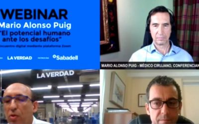 El cirujano y escritor Mario Alonso Puig anima en una webinar a encontrar la fortaleza interior para hacer frente a los desafíos actuales