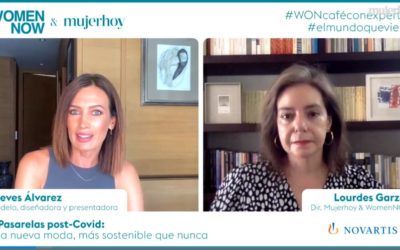 Nieves Álvarez habla sobre el futuro del sector de la moda en el encuentro ‘Un café con los expertos’ de WomenNOW y Mujerhoy