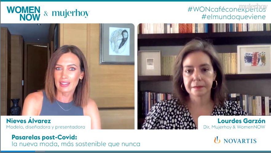 Nieves Álvarez habla sobre el futuro del sector de la moda en el encuentro ‘Un café con los expertos’ de WomenNOW y Mujerhoy