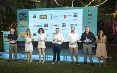 Trofeos para la flor y nata de internet en los Premios Web de La Verdad