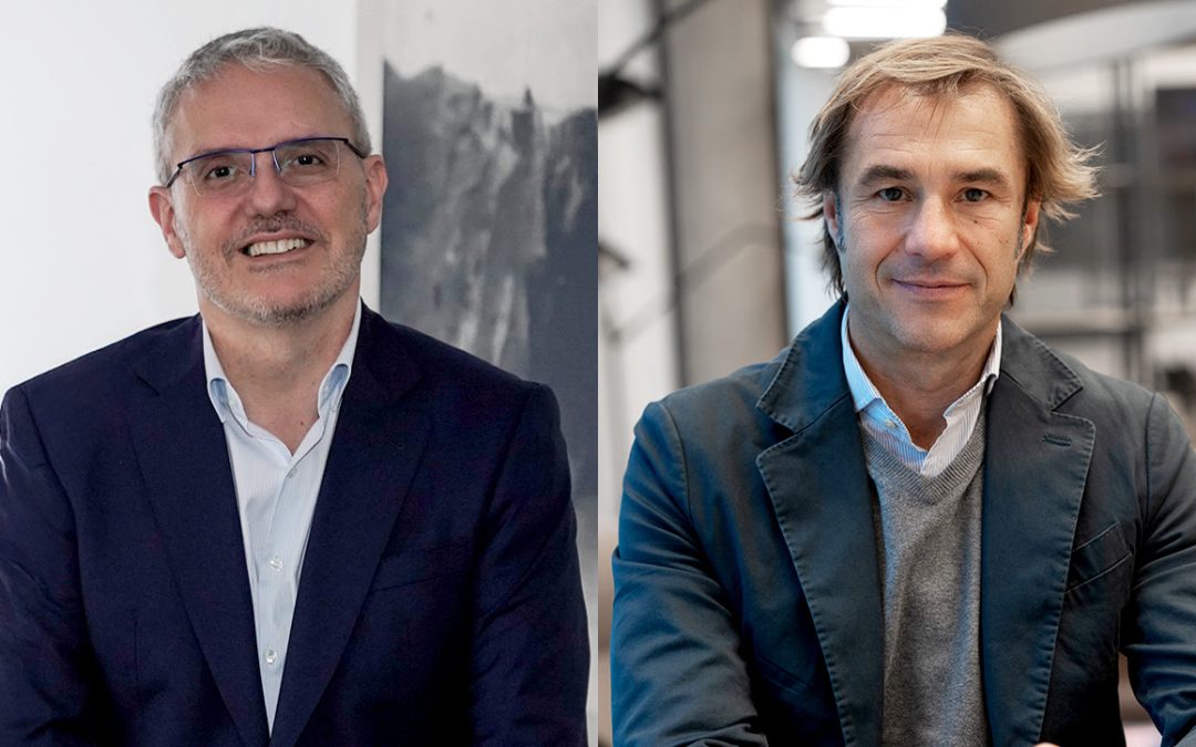 Íñigo Barrenechea, nuevo director general de Negocio Editorial, y Juan Pedro Díaz Armendáriz, director general comercial